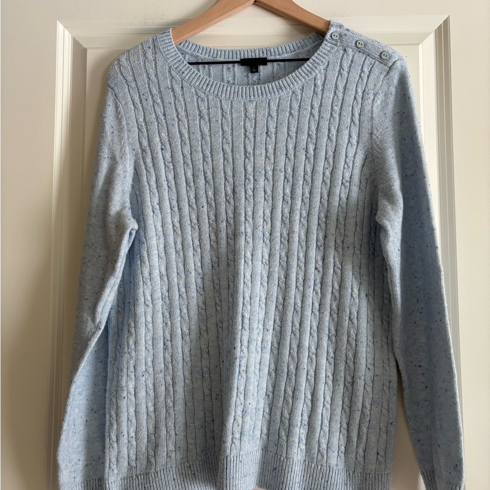 Talbots Women’s Pale Blue Sweater - Picture 2 of 5